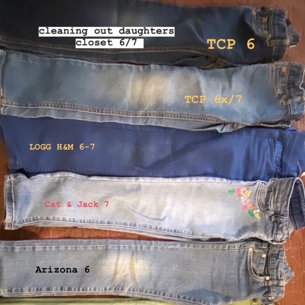 Girls Jeans & Jeggings 6,6x,7